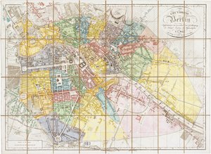 Plattegrond van Berlijn, opgenomen en getekend met toestemming van de Koninklijke Academie van Wetenschappen door J.C. Selter